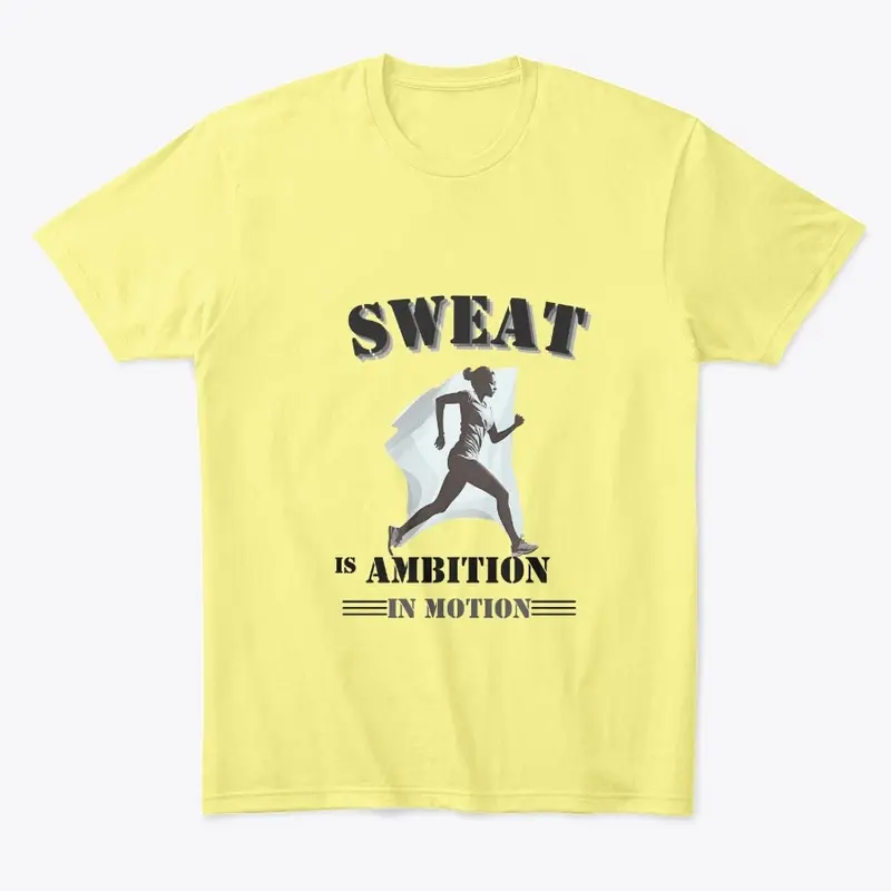 Motivational Workout Tee - Runner