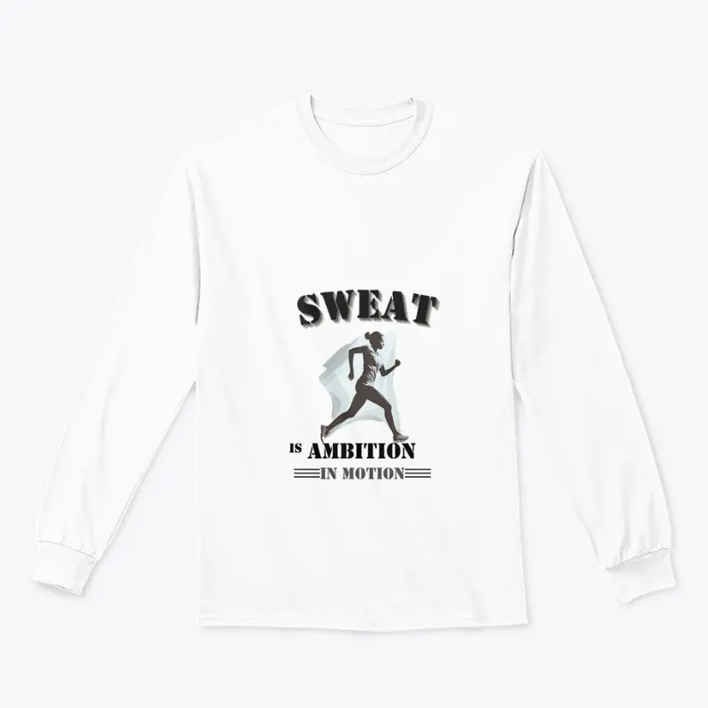 Motivational Workout Tee - Runner